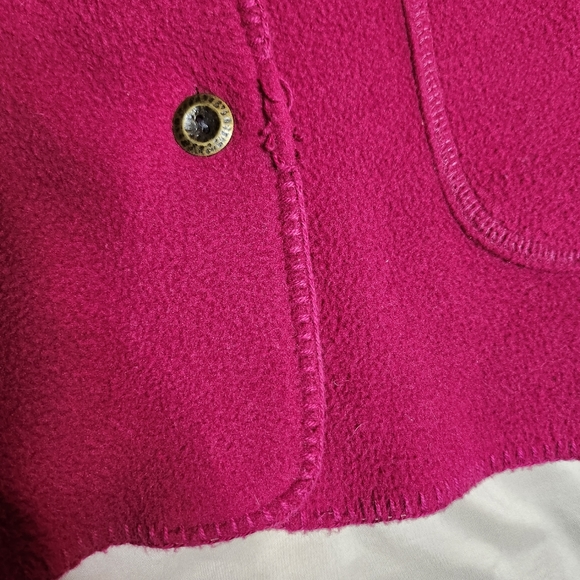 L.L. Bean Women's Red Button Up Cardigan Jacket Size Large B7 - Picture 6 of 6